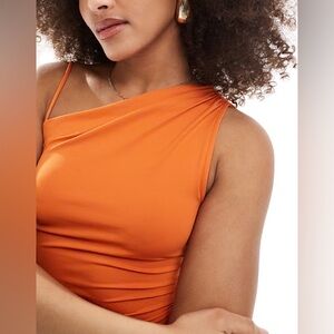 Pull and Bear orange top size small